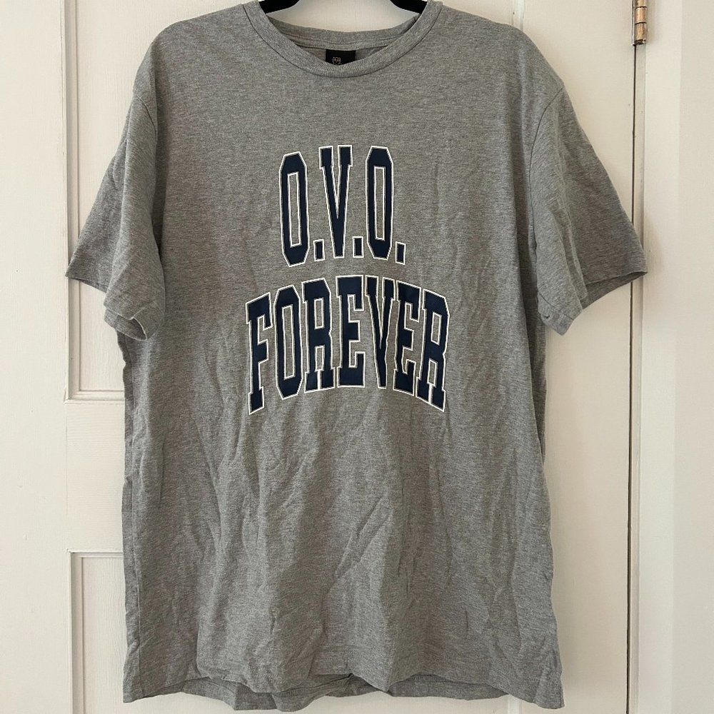 *AUTHENTIC* OVO t-shirt, grey, size L